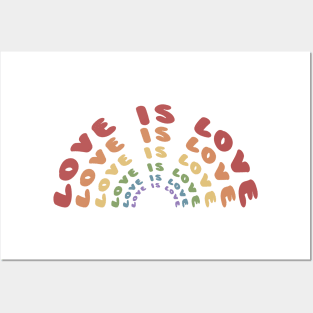 lgbt pride rainbow Posters and Art